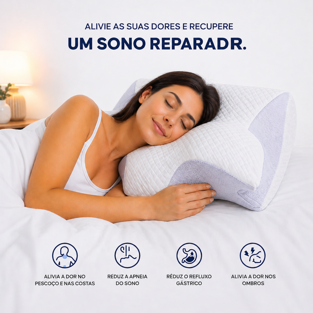 Almofada cervical com memória de forma Dovrix™