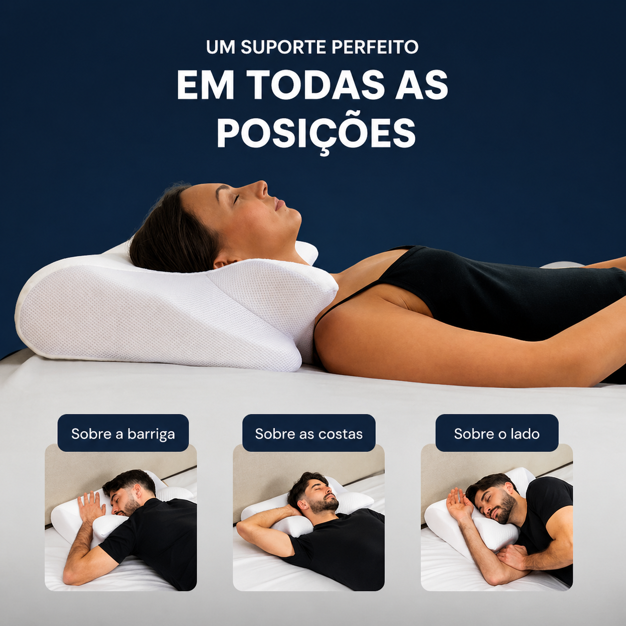 Almofada cervical com memória de forma Dovrix™