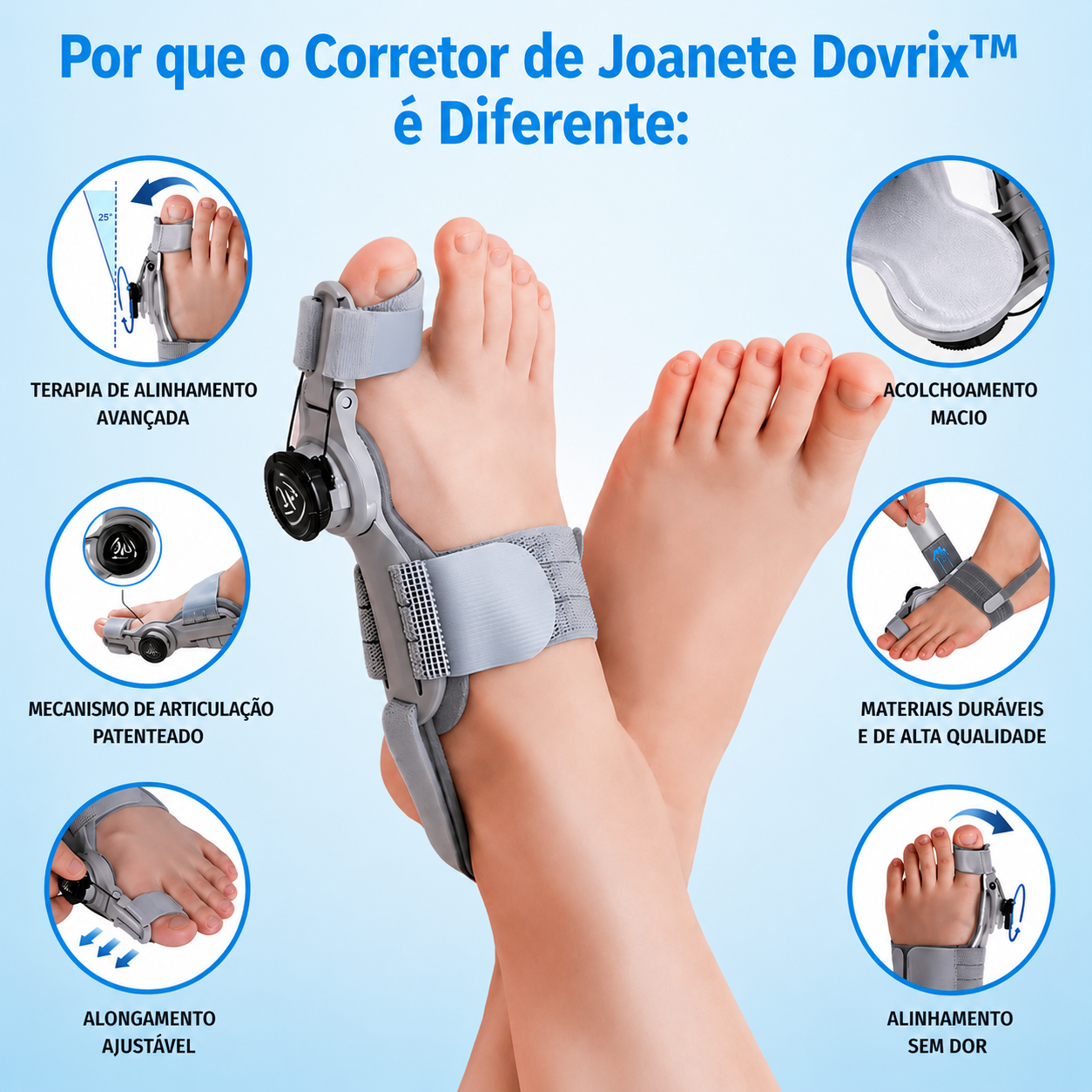 Dovrix™ Correção de joanetes